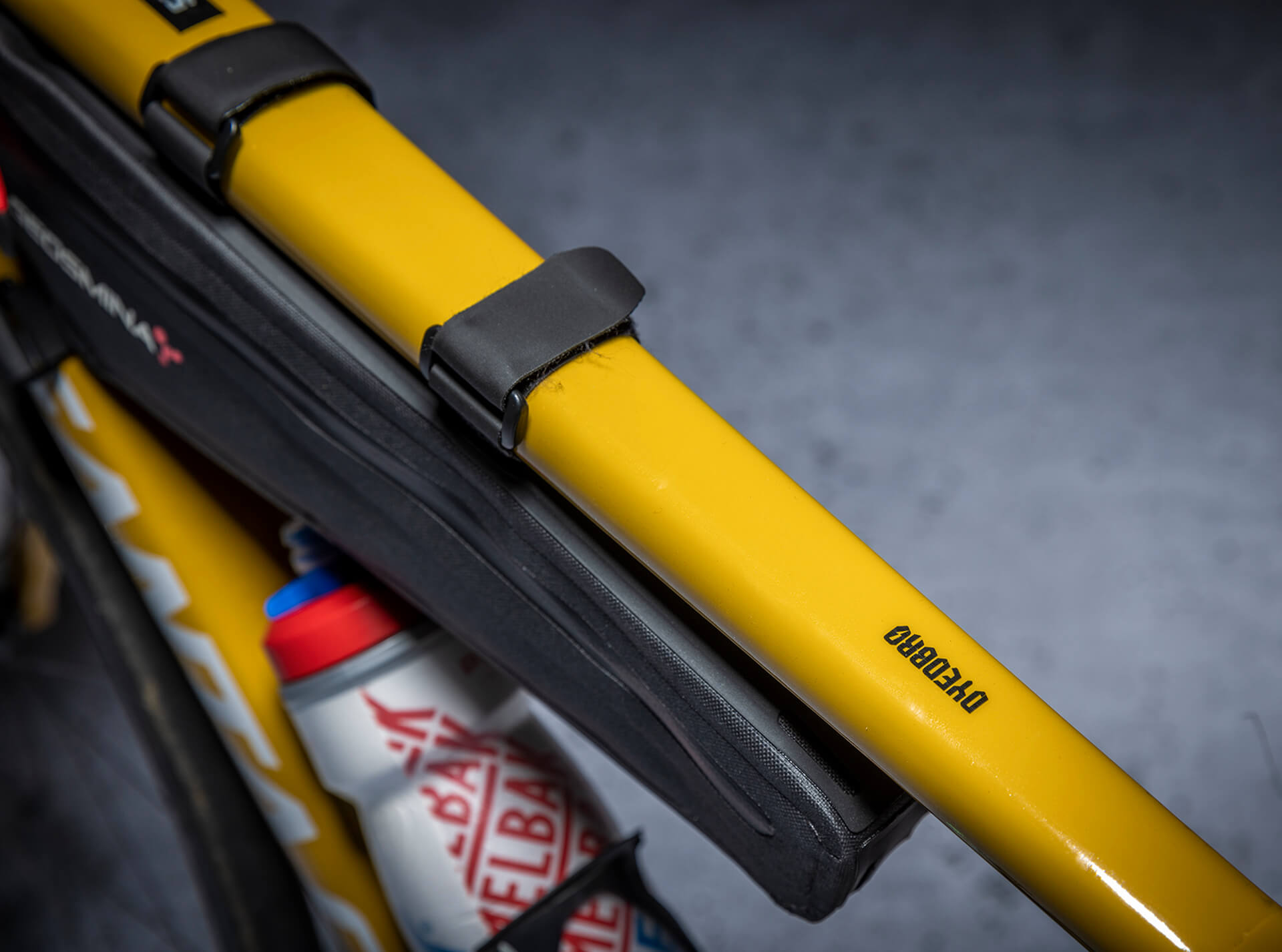 DBGR33308 DYEDBRO FRAME PROTECTION WRAP GRAVEL CLEAR BLACK GLOSS